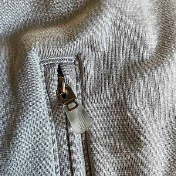 Shell Gas Embroidered Adidas Sweatshirt Lightweight Jacket Mens XL Gray Vintage - Picture 5 of 14